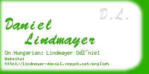 daniel lindmayer business card